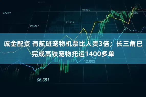 诚金配资 有航班宠物机票比人贵3倍；长三角已完成高铁宠物托运1400多单